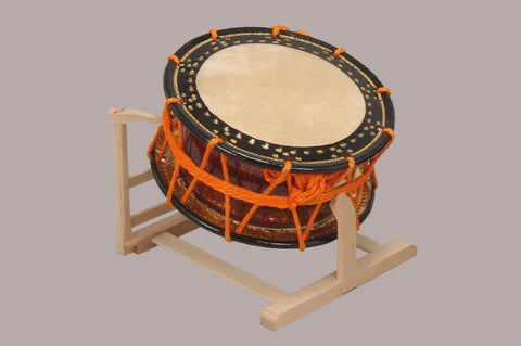 締太鼓テレン台バチ2本付中古良品 締太鼓テレン台バチ2本付中古良品